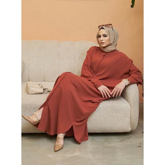 Muslim Abaya with Batwing Sleeves - Southeast Asia Fashion