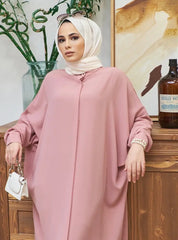 Muslim Abaya with Batwing Sleeves - Southeast Asia Fashion