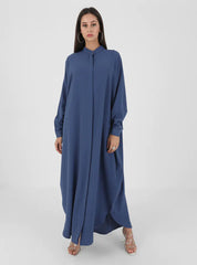 Muslim Abaya with Batwing Sleeves - Southeast Asia Fashion